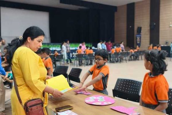 Grade 1 student-led conference classroom activity GJR School